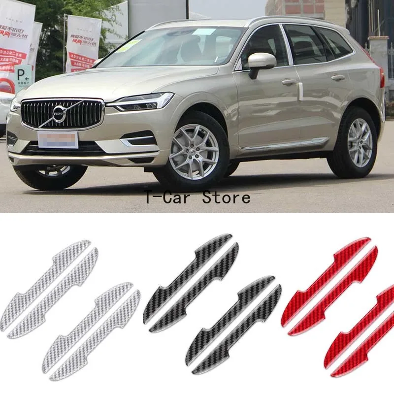

Для Volvo XC60 S90 S60 S40 V40 XC90 защита края боковой двери автомобиля бампер отделка протектор наклейки из углеродного волокна