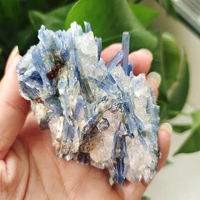 natural mineral stone kyanite crystal cluster room decoration mine standard miner specimen open home decorated healing crystals
