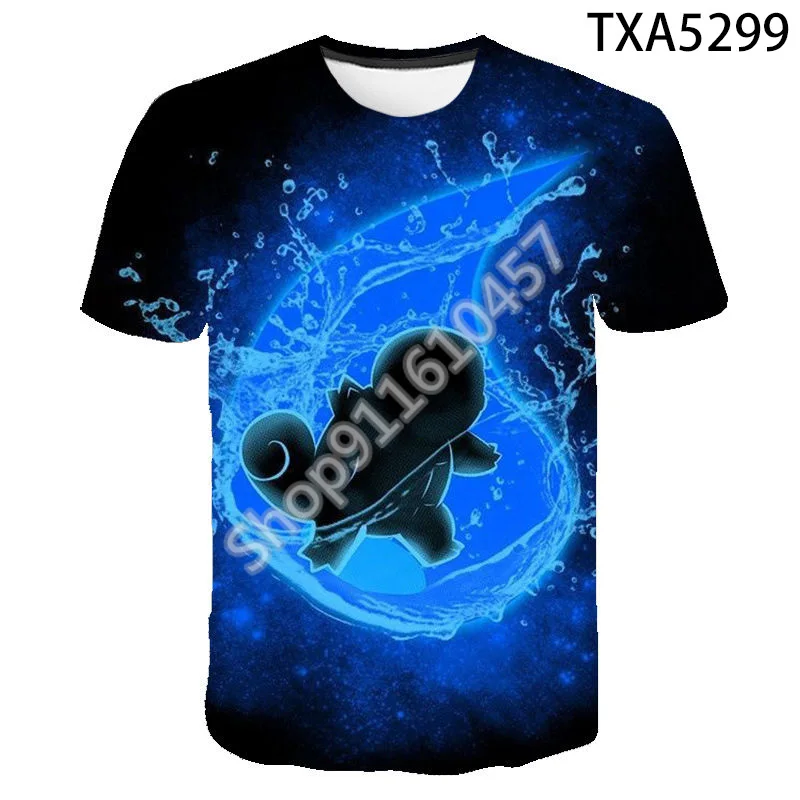 

3D Printed T-Shirts Streetwear Cool Game Pokemon Short Sleeve Boy Girl Kids Fashion Men Women Children Casual Short Sleeve Tops