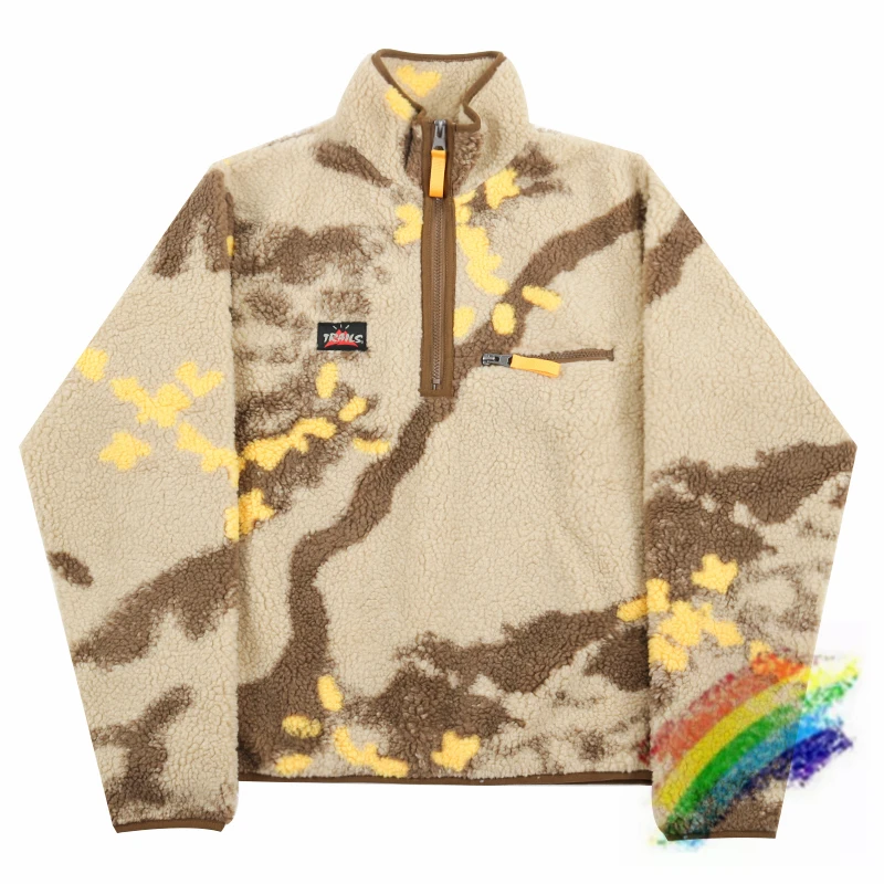 

Travis Scott Cactus Trails Jack Jackboys Jacket Men Women Embroidered Lamb Cashmere Camouflage Coat Zip-Up Jackets