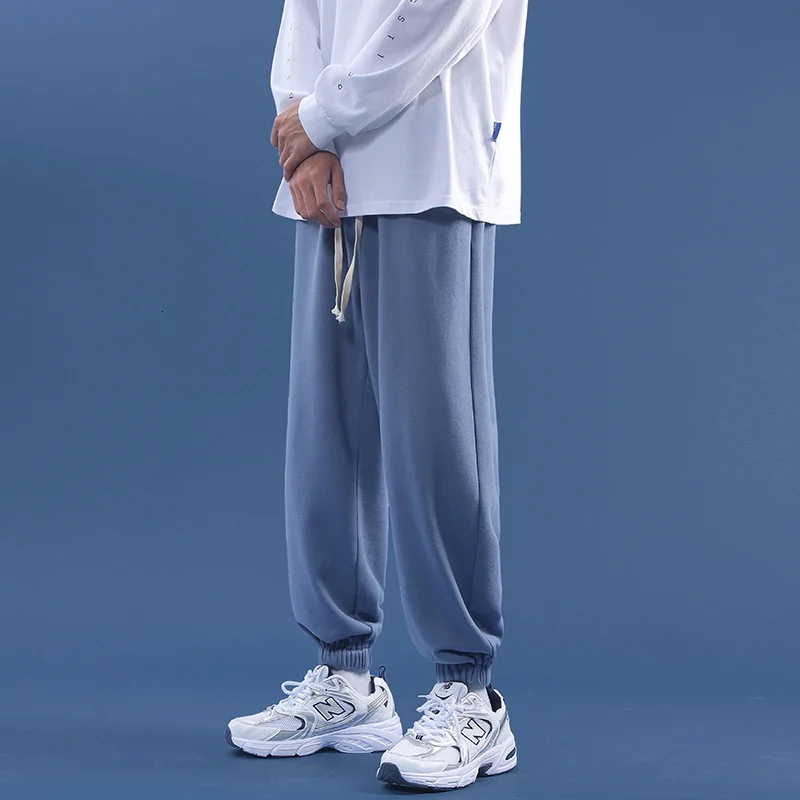 

HybSkr Men's Jogger Pants Sweatpants 2021 Fashion Harajuku Sweatpants Male Casual Oversize Classic Trousers