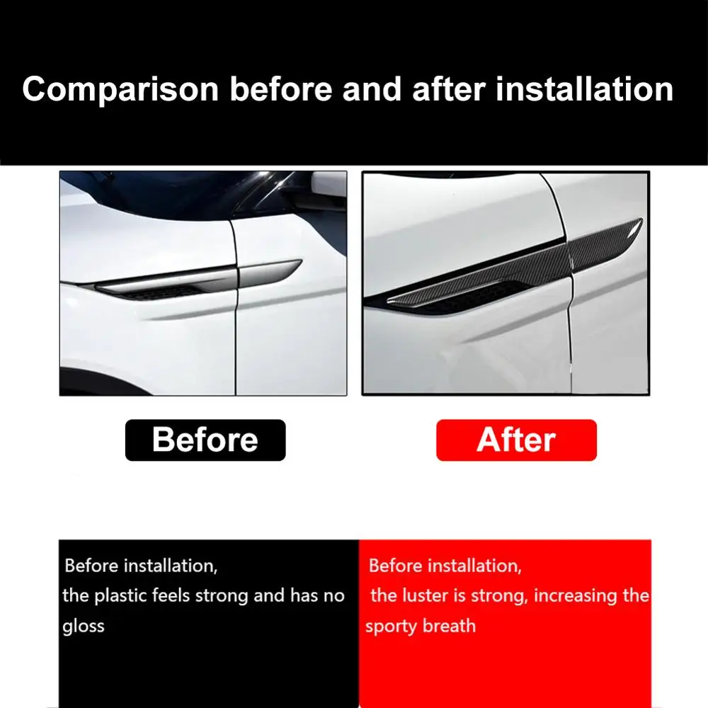 Наклейки из углеродного волокна для украшения крышки вентиляционного отверстия