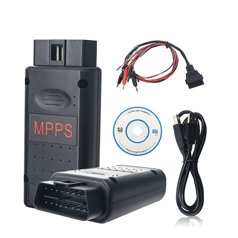 Инструмент для настройки чипа MPPS V21 12.3.8 V18 MAIN + TRICORE MULTIBOOT OBD2 Ecu с разрывным тросом