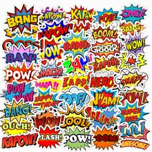 10/30/50PCS Hip Hop Rock Surprise Stickers Laptop Guitar Luggage Fridge Phone Waterproof Graffiti Sticker Decal Kid Classic Toys