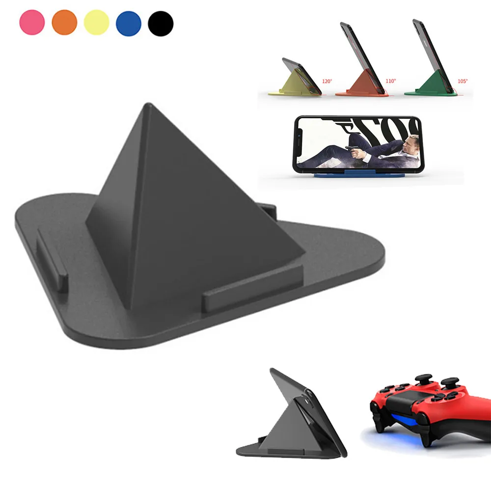 Универсальная креативная трехсторонняя пирамида подставка для планшета сотовый
