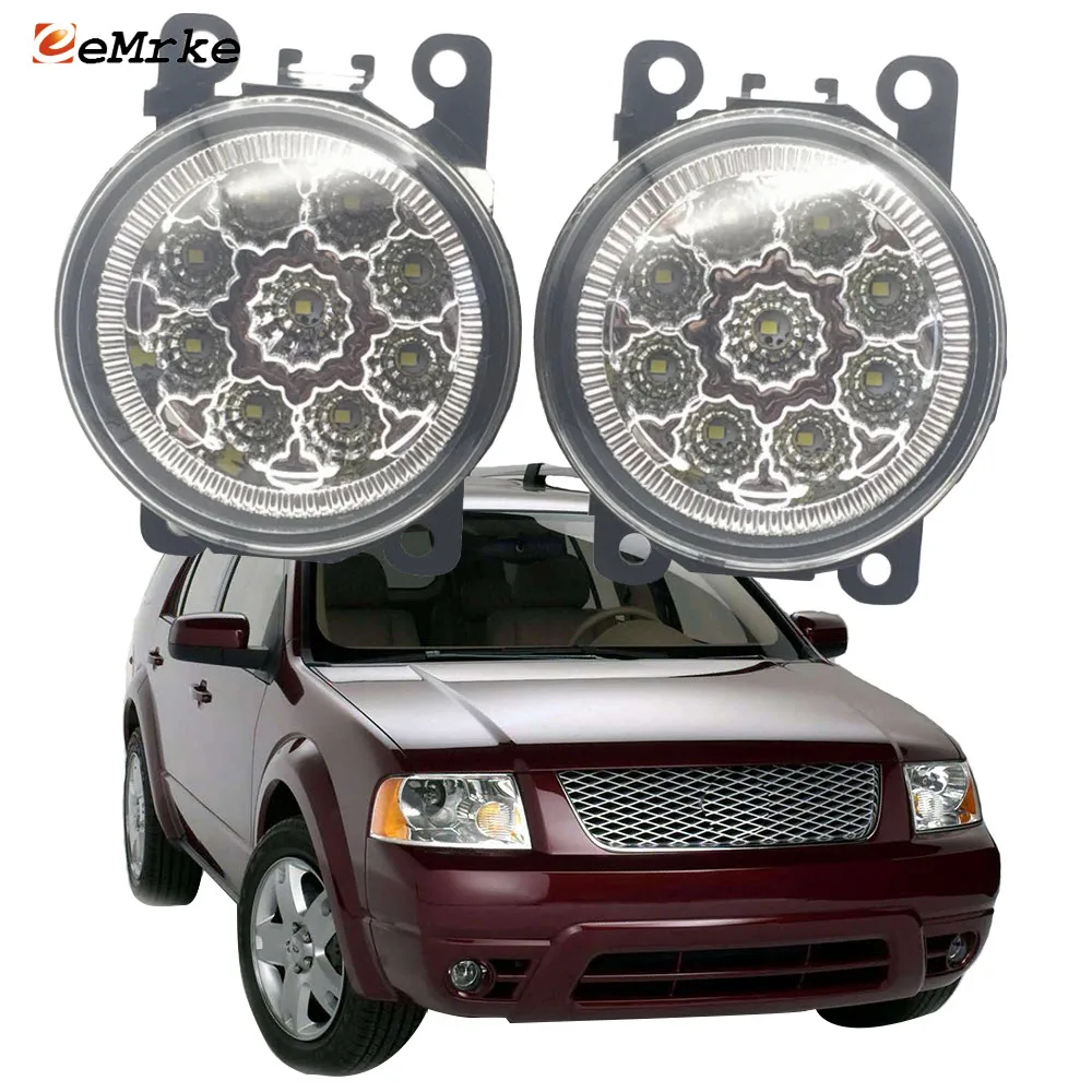 

Car Styling for Ford Taurus X 2007 2008 2009 9-Pieces LED Fog Light Lamp H11/ 12V Halogen Fog Lights DRL