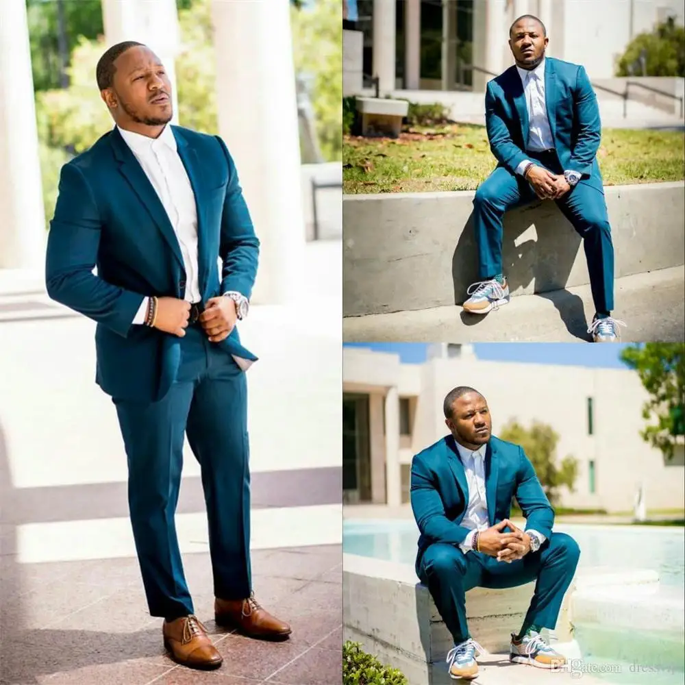 

Mens Suits Wedding Groom Tuxedos Groomsmen Slim Fit Suits Fit Best Man Suit Wedding Men's Suits Bridegroom (Jacket+Pants)