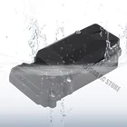 1 шт. черная пластиковая коробка для радиоприемника, водонепроницаемая для 110 радиоуправляемого автомобиля на гусеничном ходу, деталь для обновления SCX10 D90