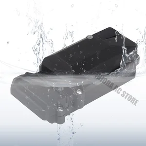 1 шт. черная пластиковая коробка для радиоприемника, водонепроницаемая для 110 радиоуправляемого автомобиля на гусеничном ходу, деталь для обновления SCX10 D90