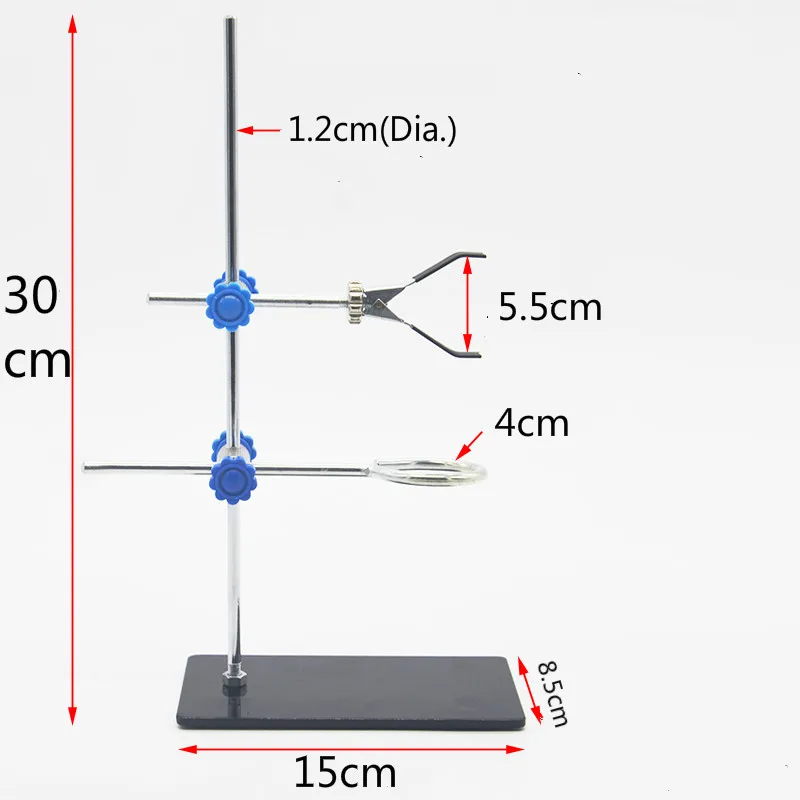 Небольшая металлическая стойка 30 см портативная квадратная Опора с крестовым
