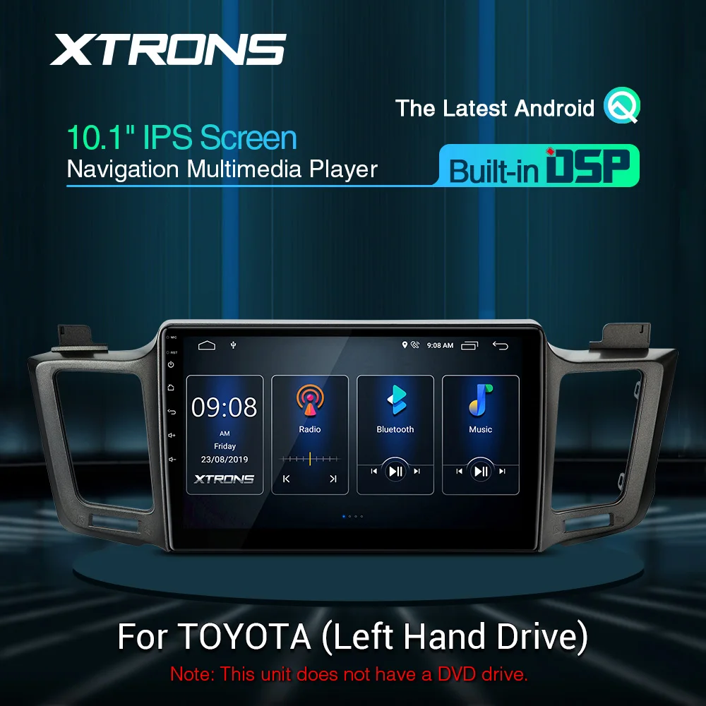 XTRONS 10 1 &quotDSP новейшая Android IPS навигация мультимедийный плеер для Toyota RAV4 2013-2017 левый