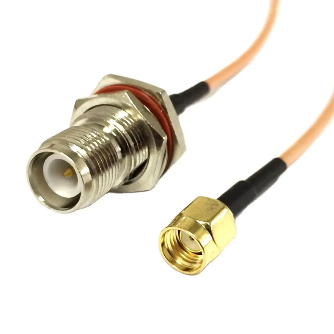 

1PC WifiRouter Extension Cable RP- SMA Male Plug To RP-TNC Female Bulkhead RG316 Pigtail 15CM 6"/30CM/50CM/100CM Adapter