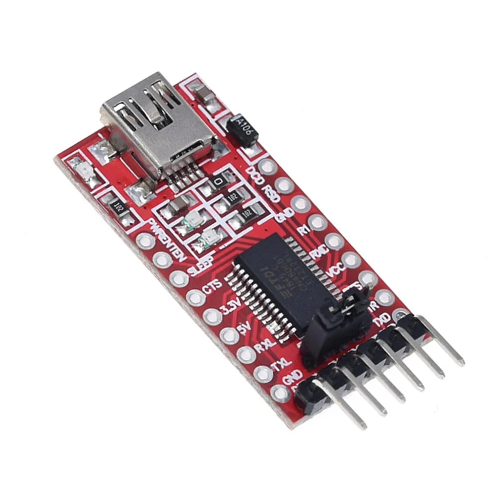 1 шт. модуль последовательного адаптера FT232RL FTDI USB 2020 в 3 В TTL мини порта для Arduino