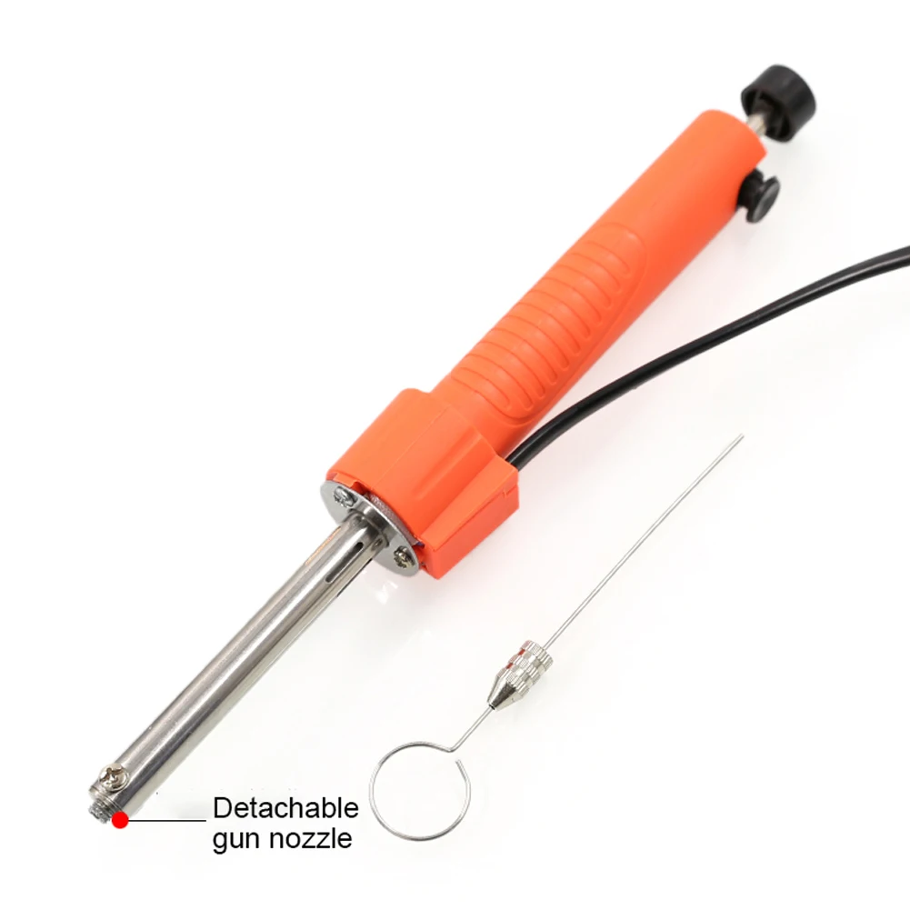 Электрический паяльник вакуумный припой присоска отпаивающий насос Железный