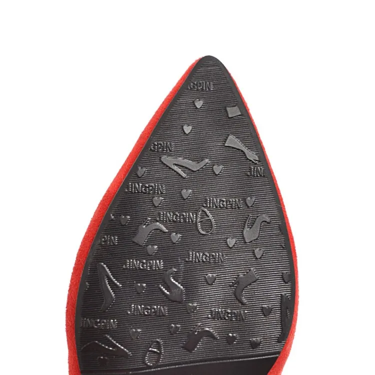 Женские туфли на высоком каблуке лодочки Тонкие с пряжкой и тонким каблуком