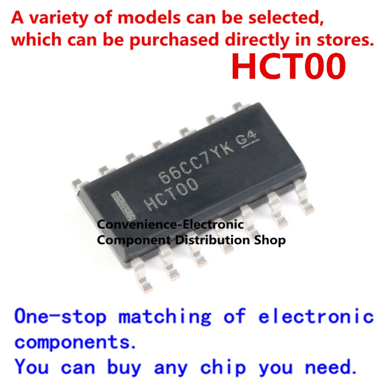 10 шт./упак. HCT00 SOP-14 74HCT00DR SMD SN74HCT00DR SOIC-14 quad 2-вход положительный чип NAND gate