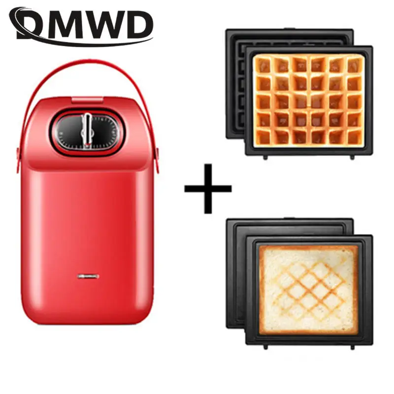 DMWD многофункциональная вафельница сэндвич пончик эгетты сделай сам машина для