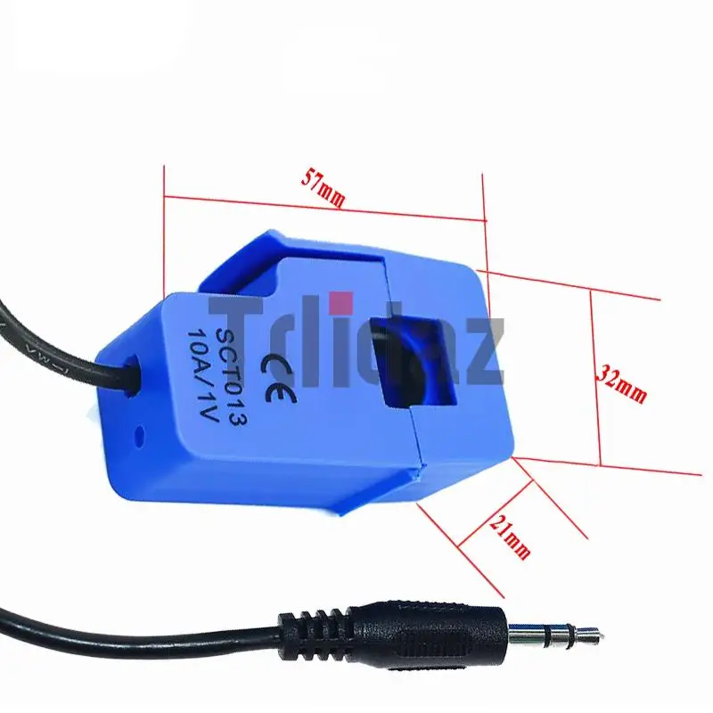 SCT-013-000 10A 20A 30A 50A 60A 100A Датчик тока переменного с открытым закрытием | Электронные