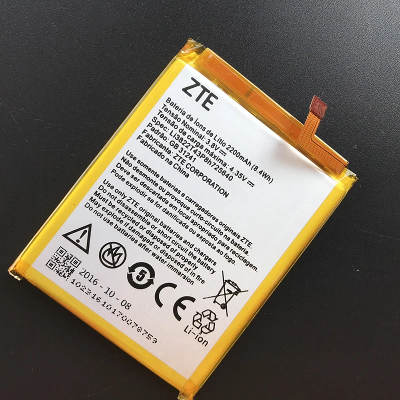 100% оригинальный новый высококачественный аккумулятор для телефона ZTE Blade A510 BA510