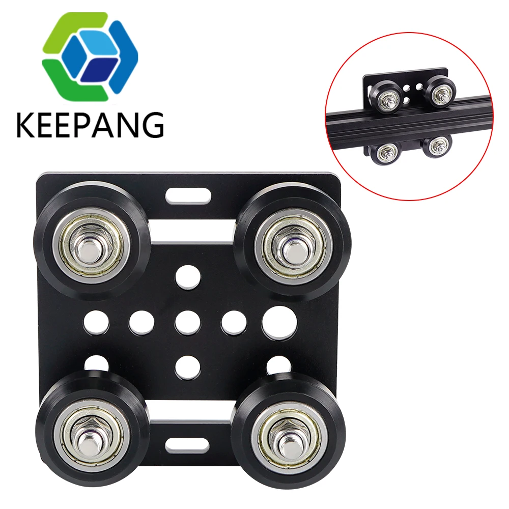 3D принтер Openbuilds V Gantry plaspecial Slide Plate Pulley для алюминиевых профильных колес 2020/2040
