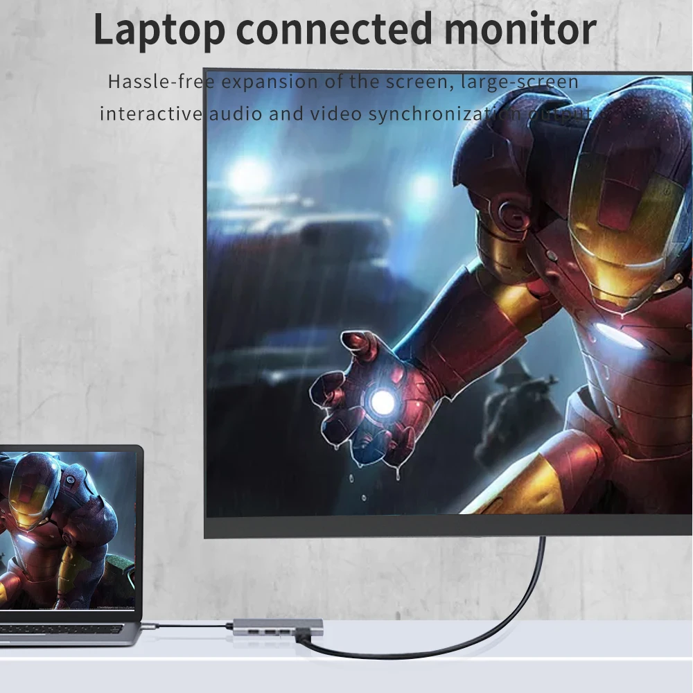 TISHRIC USB3.1 usb концентратора типа C кабель Переходник USB на Мульти 3 0 концентратор 4K