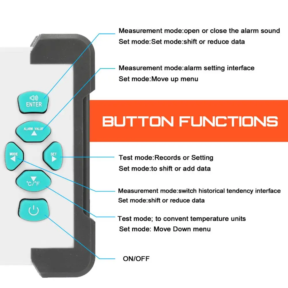 Профессиональный детектор углекислого газа USB Измеритель температуры и