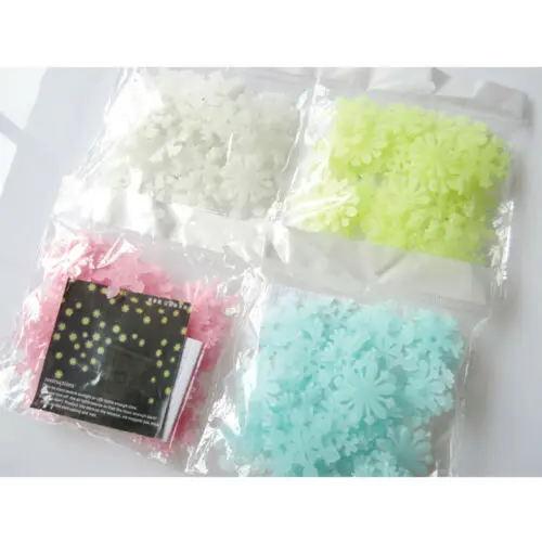 Красивые светящиеся снежинки стикеры на стену Светящиеся Настенные наклейки