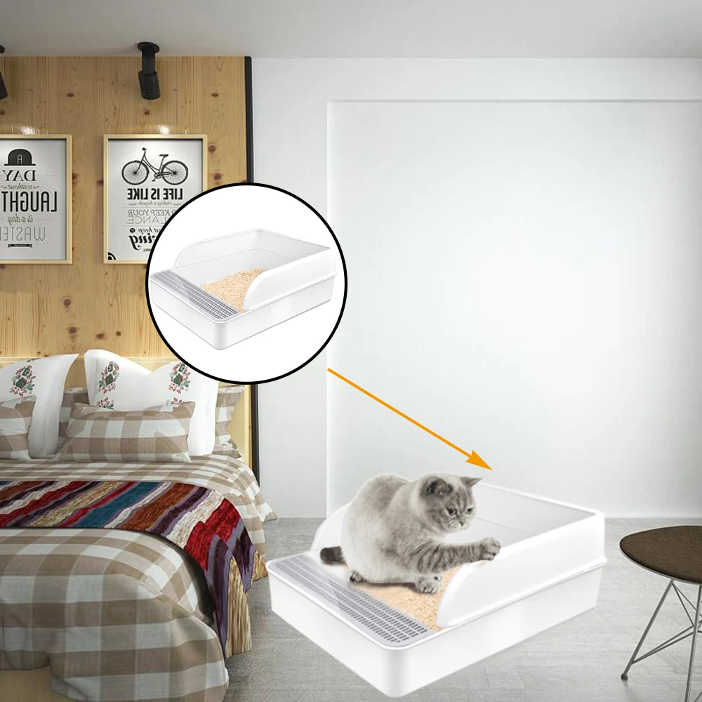 Лидер продаж новинка туалет для питомцев кошек лоток и собак антибрызговый