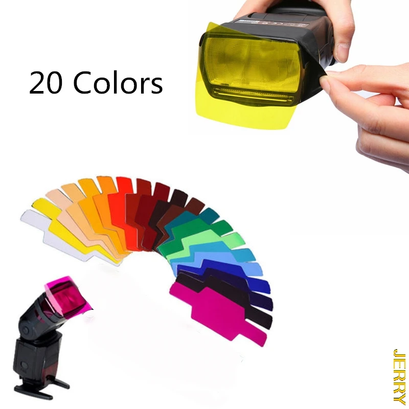20 шт. лидер продаж фотополимер для камеры Canon Цветной фильтр канистровая вспышка