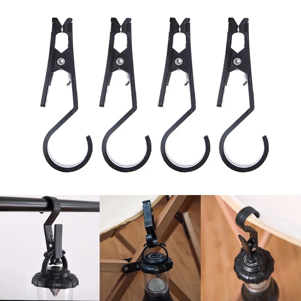 

4/8/12/16 pcs Hook Multifunctional Outdoor Tent Hook Hanging Accessory Camping Tent Non-slip Fixed Hook Camping Tent Accessories