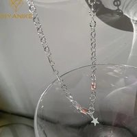 xiyanike silver color sparkling five pointed star necklace light luxury romantic jewelry gift %d0%b1%d0%b8%d0%b6%d1%83%d1%82%d0%b5%d1%80%d0%b8%d1%8f %d0%b4%d0%bb%d1%8f %d0%b6%d0%b5%d0%bd%d1%89%d0%b8%d0%bd 2021