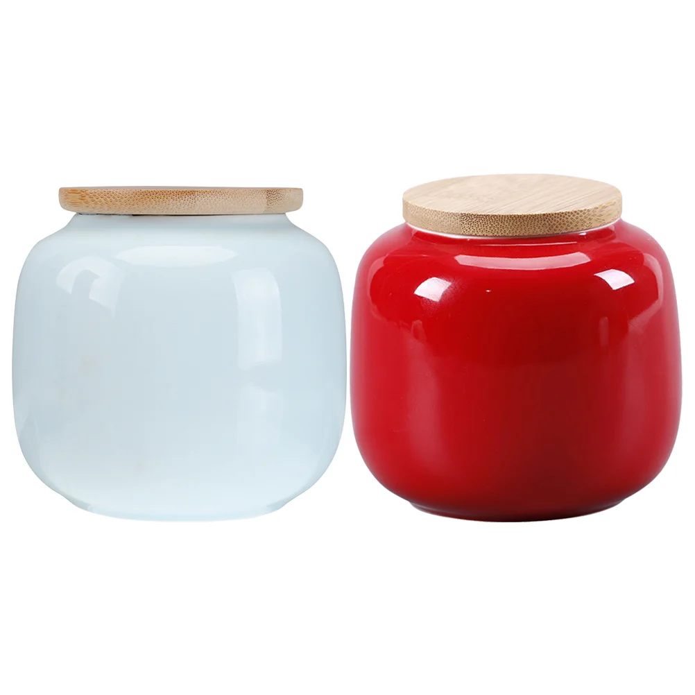 

2 шт., банки для хранения чая, герметичные банки, чайные Герметичные банки, банки для злаков (разные цвета)