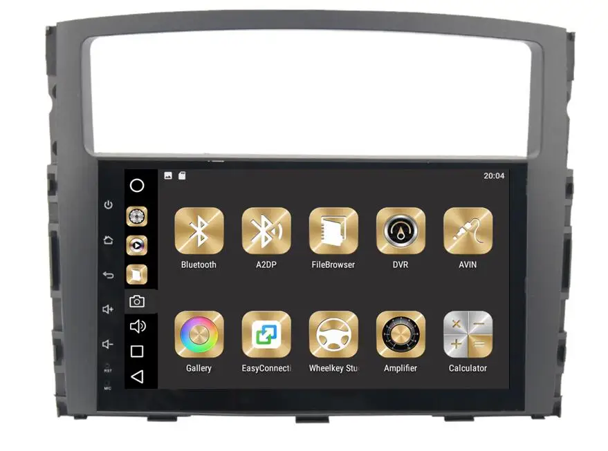 4 ГБ ОЗУ 8 ядер 64 Гб ПЗУ дюймов Android 10 автомобильный Dvd Gps для Mitsubishi Pajero 2006-2011 радио