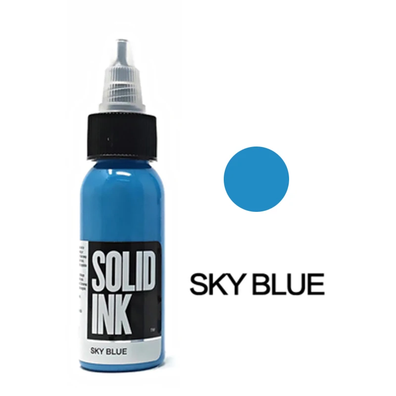 Sky blue Тату чернила пигмент хна пигминт пигментос татуаж краска для тату краска tinta para labios хна для Тала - Цвет: Sky blue