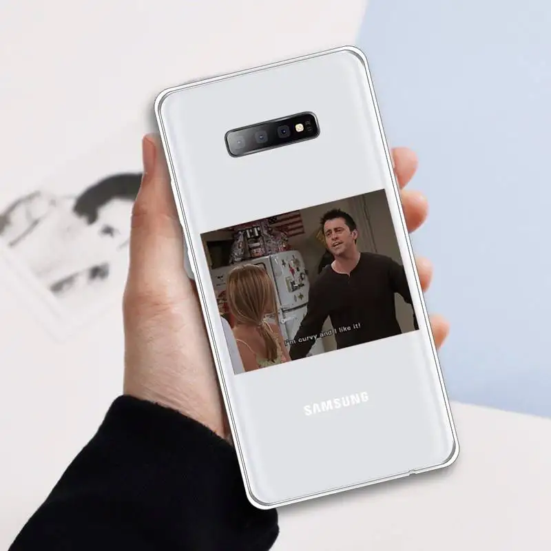 

friends tv show Phone Case Transparent for samsung A 21s 50 71 S 8 9 20 20fe note 10 20 ultra plus