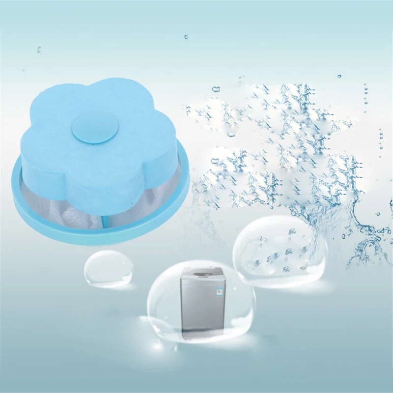 

Mesh Washing Machine Filter Bag Hair Crumbs Thread Debris Removal Device Cleaning Ball Net Pouch Filter Net Useful Bathroom Tool