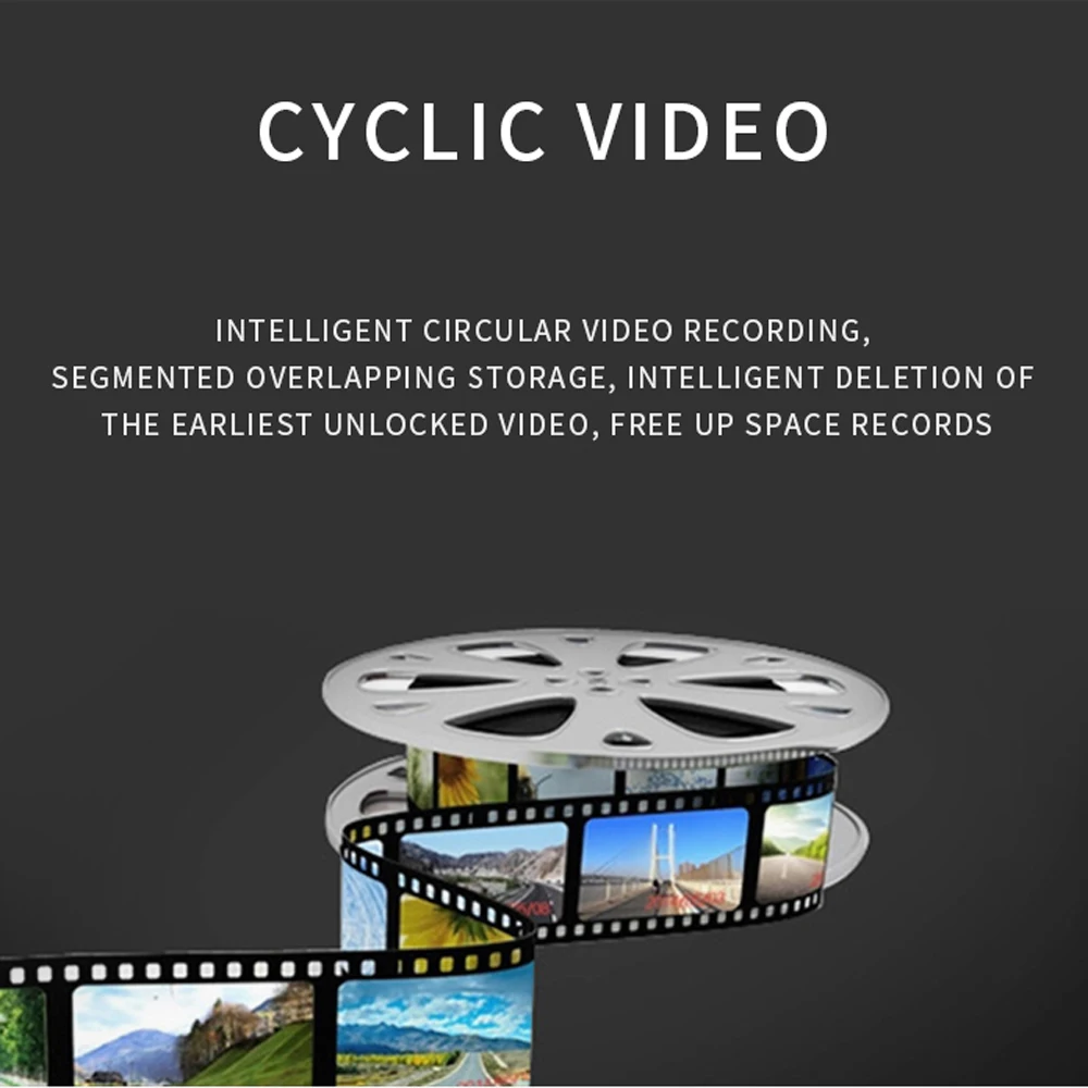 Видеорегистратор Автомобильный видеорегистратор с двойным объективом заднего