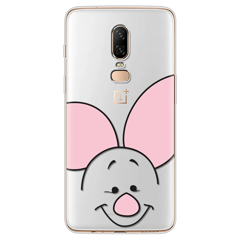 fenbizhu Роскошный чехол s с милым мультяшным принтом для One Plus, 5, 6, 3, 5, чехол, силиконовые мягкие сумки из ТПУ, чехол для One Plus, 7, 7 T, Pro, чехол, Coque Capa - Цвет: fenbizhu