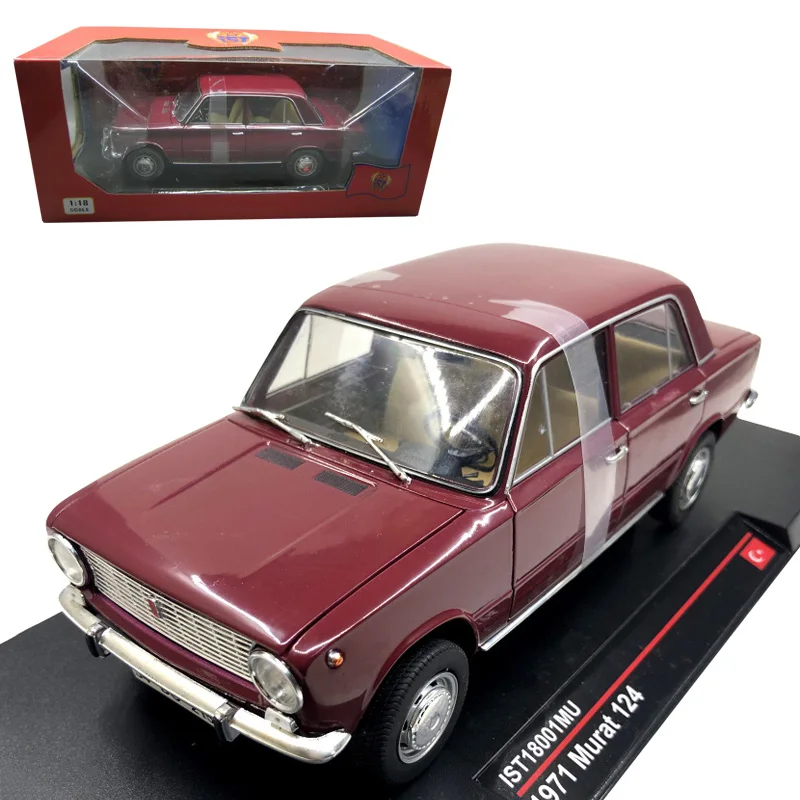 Литая Металлическая машинка из сплава в масштабе 1:18 русский автомобиль Lada Fiat