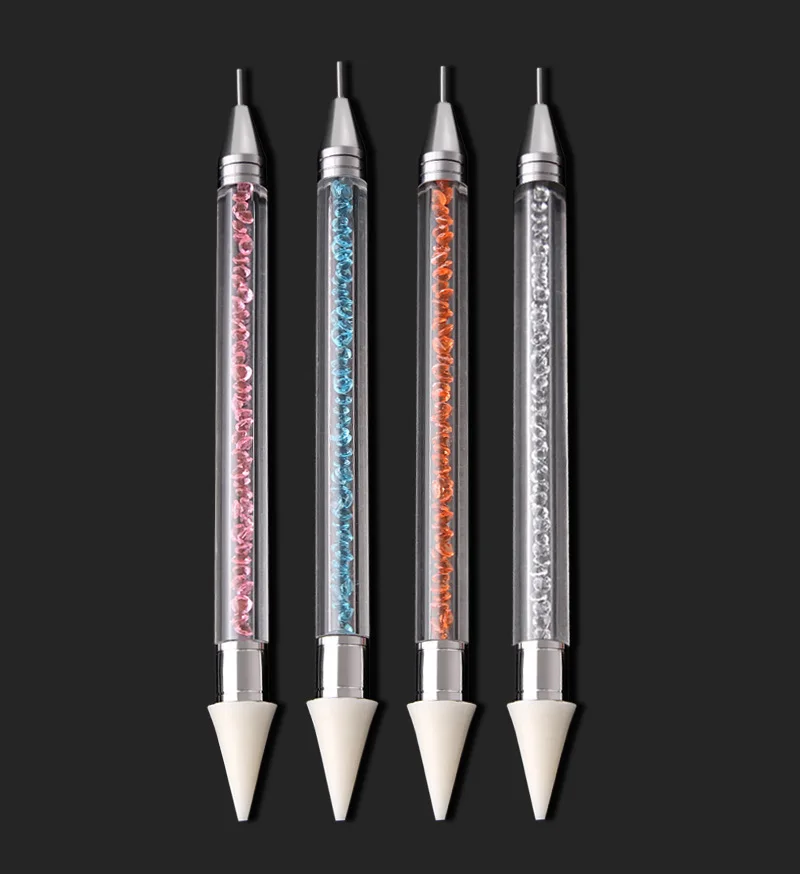 

1pcs Multifunction Nail Dotting Pen Acrylic Crystal Stones Handle UV Gel Painting Picker Wax Pencil Manicure Nail Art Tools