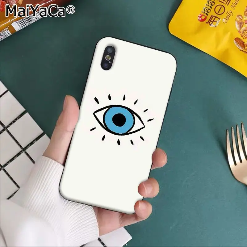 MaiYaCa большие ресницы Coque Shell чехол для телефона Apple iphone 11 pro 8 7 66S Plus X XS MAX 5s SE XR чехлы