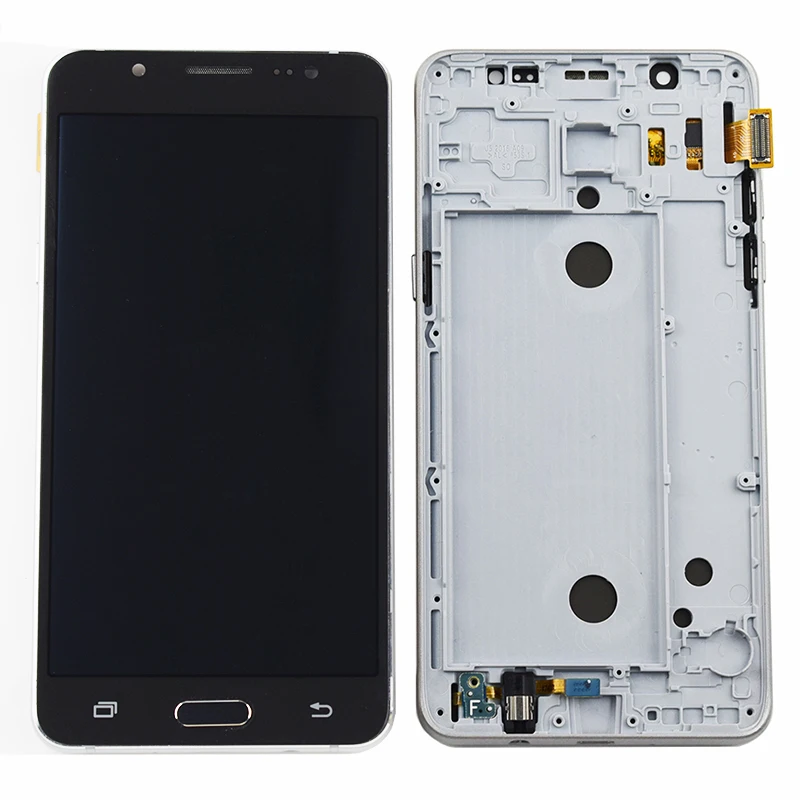 Для samsung Galaxy J5 ЖК-дисплей SM-J510F J510G J510Y J510M J510 J510FN ЖК-дисплей Дисплей кодирующий преобразователь сенсорного экрана в сборе с рамкой