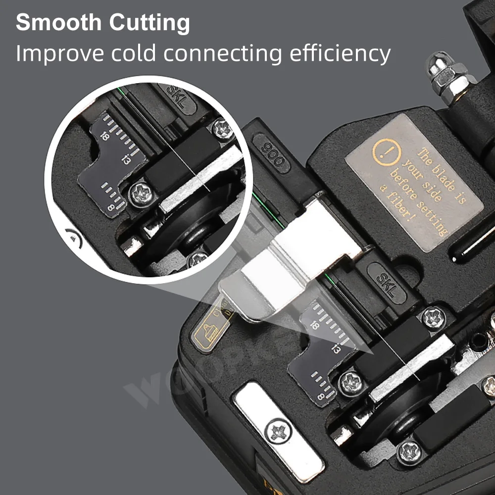High Precision Fiber Cleaver AUA 6C FTTH Hot Melt Cold Connection Optic Cutting Tools with 16 Face Blade | Мобильные телефоны и