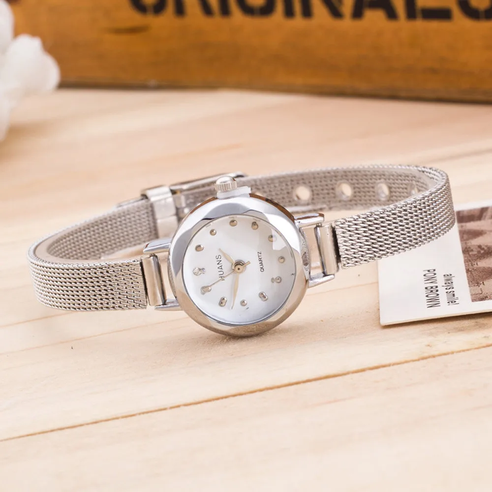 

2021 NEW ARRIVALS Relogio Popular Creative Women Ladies Stainless Steel Mesh Band Wrist Watch Montre Femme Relogio Reloj Mujer