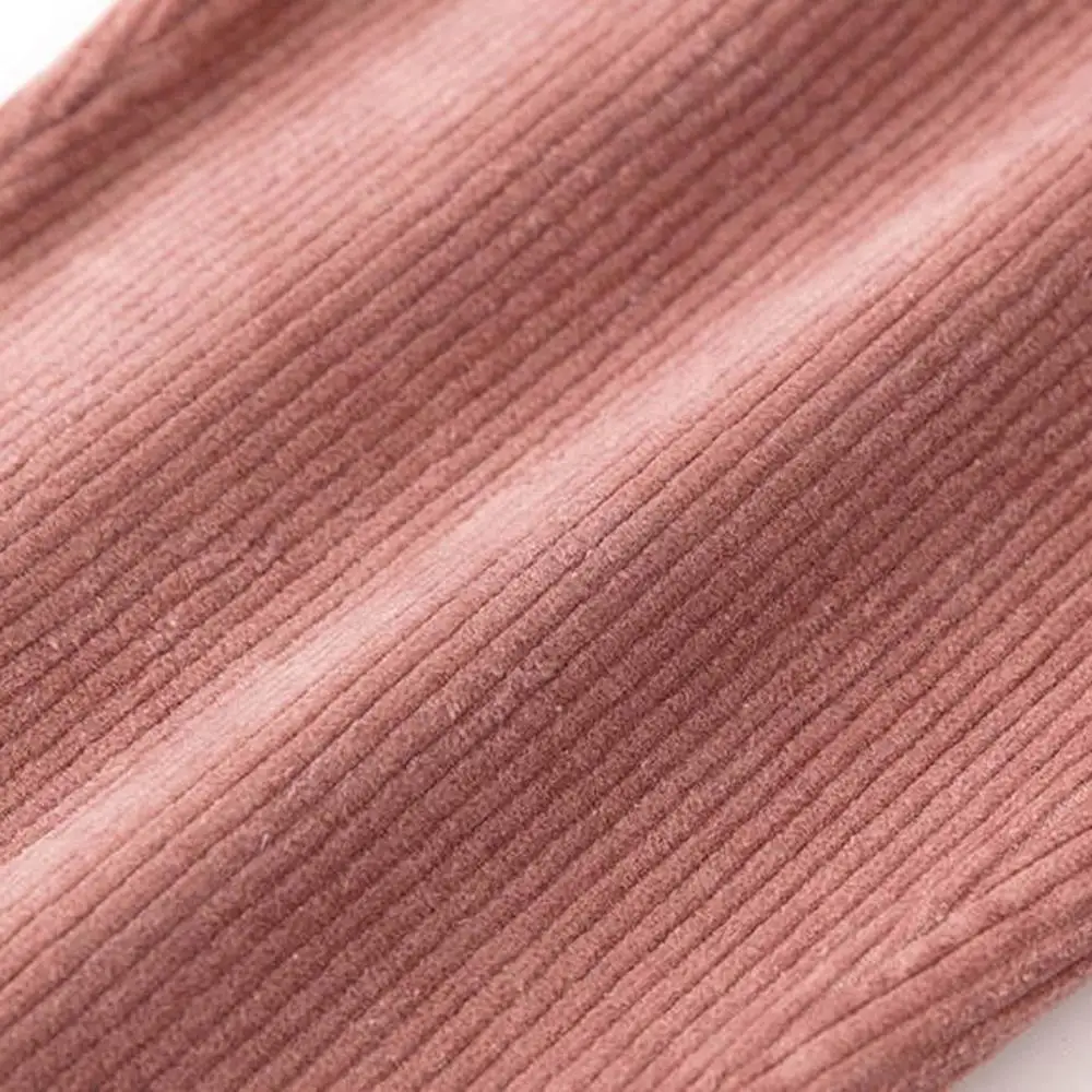 Женские вельветовые брюки карандаш теплые с высокой талией и эластичным поясом