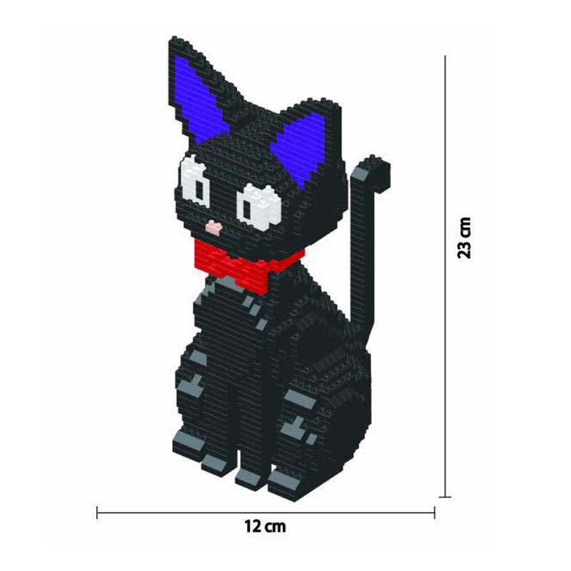 Небольшие блоки милые Косплей Shiba Лисья Секретная служба (Inu модель Пластик