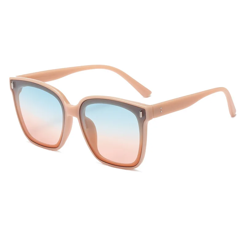 

2022 New Square Oversized Sunglasses Women Luxury Brands Sunglass Shades Colored Goggle UV Men Vintage Black Sun Glasses