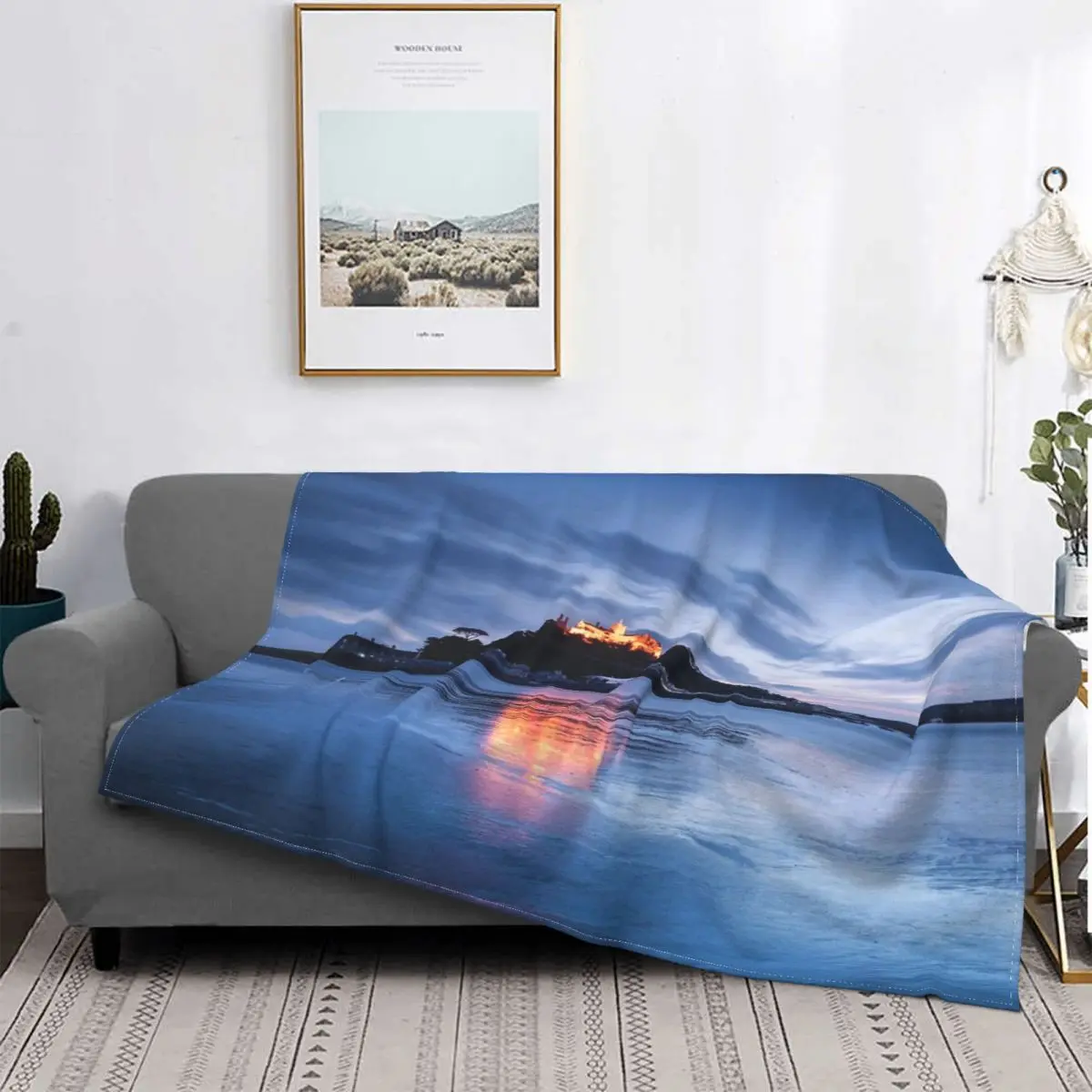 

Manta iluminada para cama, manta a cuadros para sofá, cama, playa, Sudadera con capucha