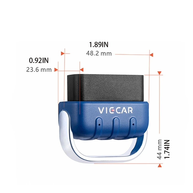 

Real-time 17 Detection Functions Diagnostic Tool, Bluetooth 5.0 VP005/VP006 Vehicle Scanning Tool for for Car Monitoring