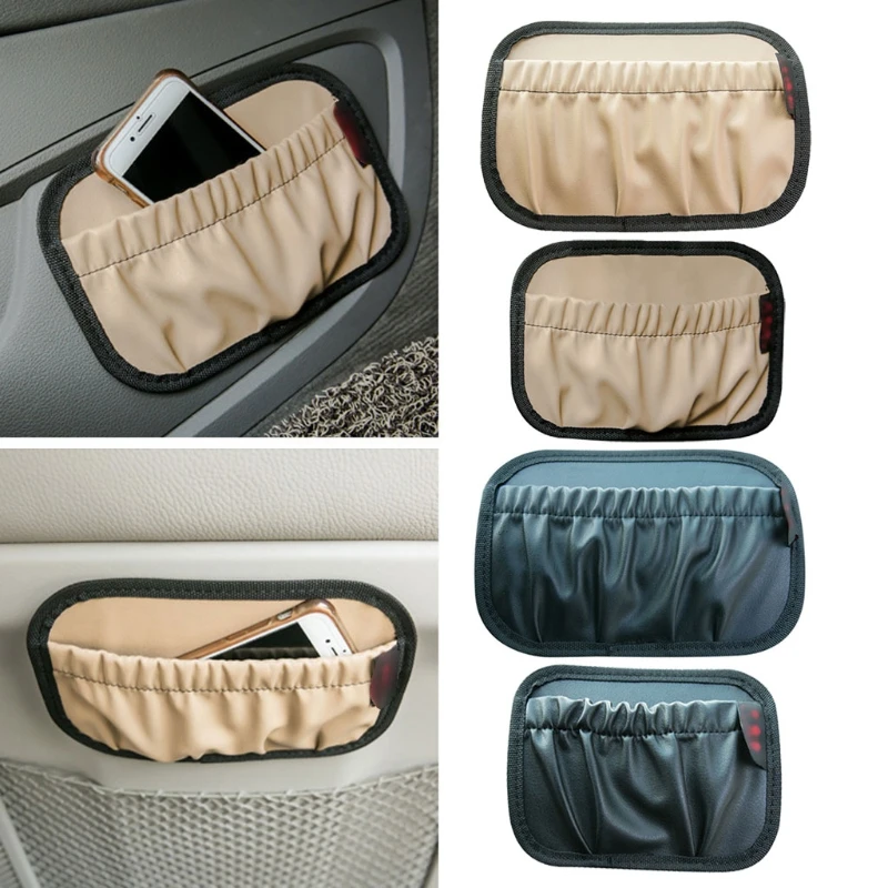 

Car Storage Box Pocket Organizer Mobile Phone Charge Box Holder Car Debris Storage Bag Dashboard Organizer